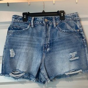 YMI High Rise Blue Jean Shorts Size 11/30